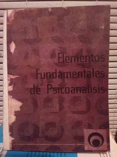 cuerpo humano juguete|Elementos Fundamentales de Psicoanalisis CHARLES BRENNER.